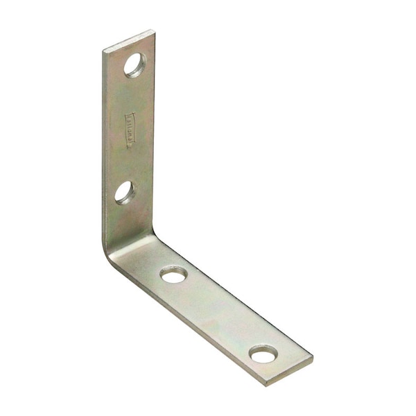 National Hardware 3 in. H X 3/4 in. W X 0.11 in. D Zinc-Plated Steel Outside Corner Brace N113-456 - main